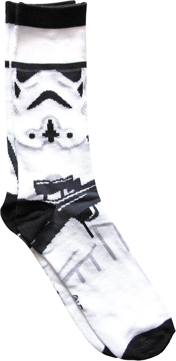Hyp Star Wars Darth Vader and Stormtrooper Mens Crew Socks 2 Pack