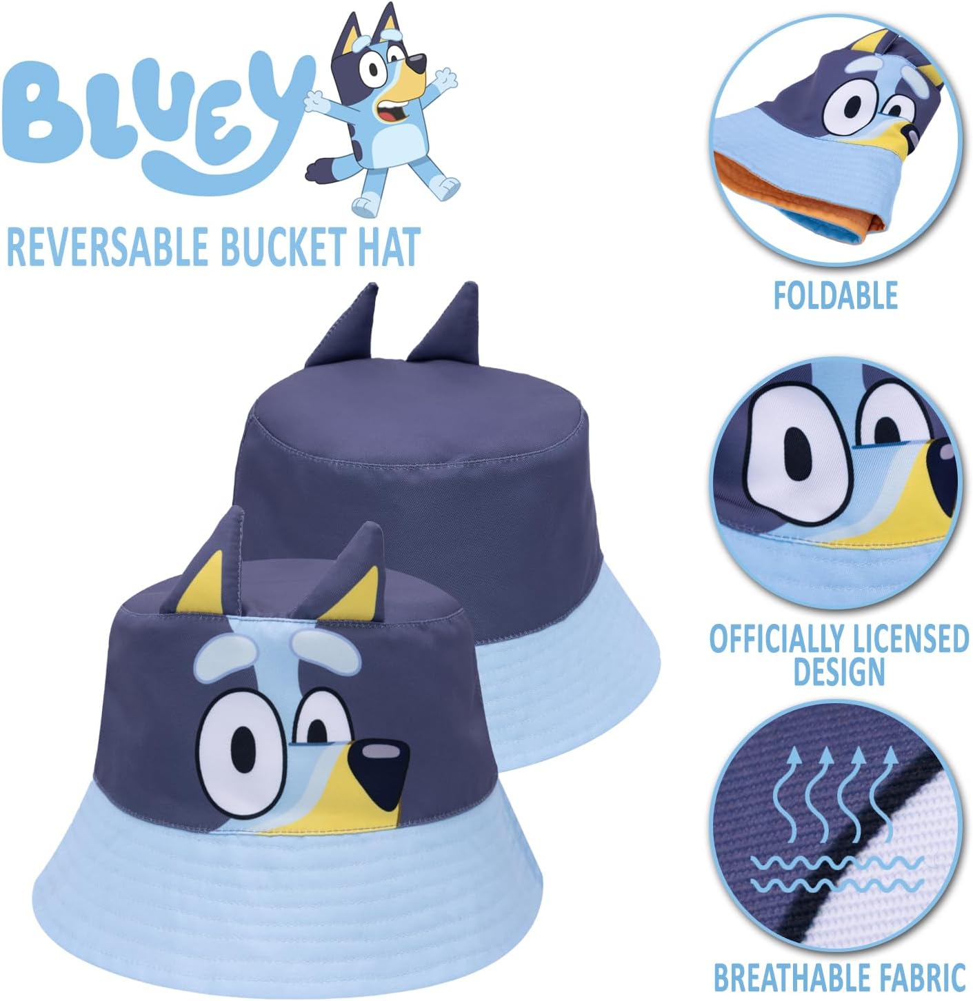 Bluey Bucket Hats for Boys