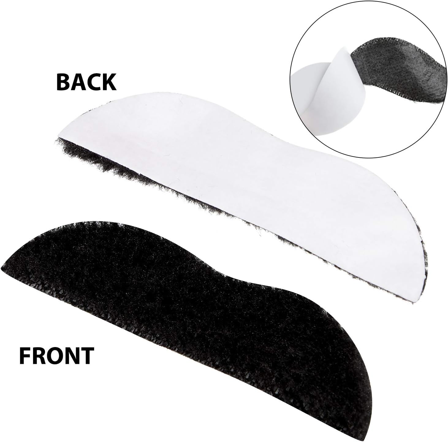 48 Piece Fake Mustache Set for Costume Parties