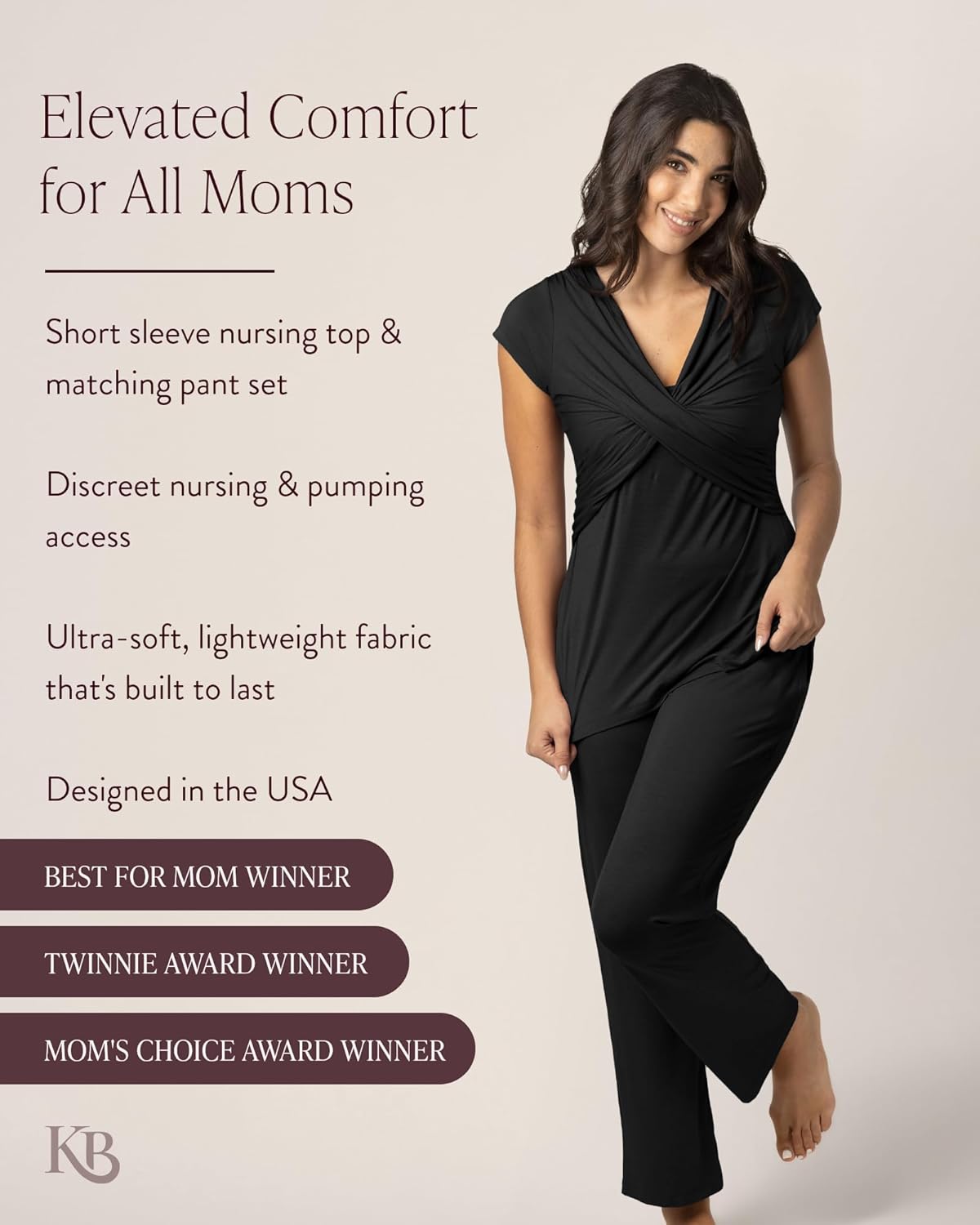 Kindred Bravely Davy Maternity Pajama Set for Women