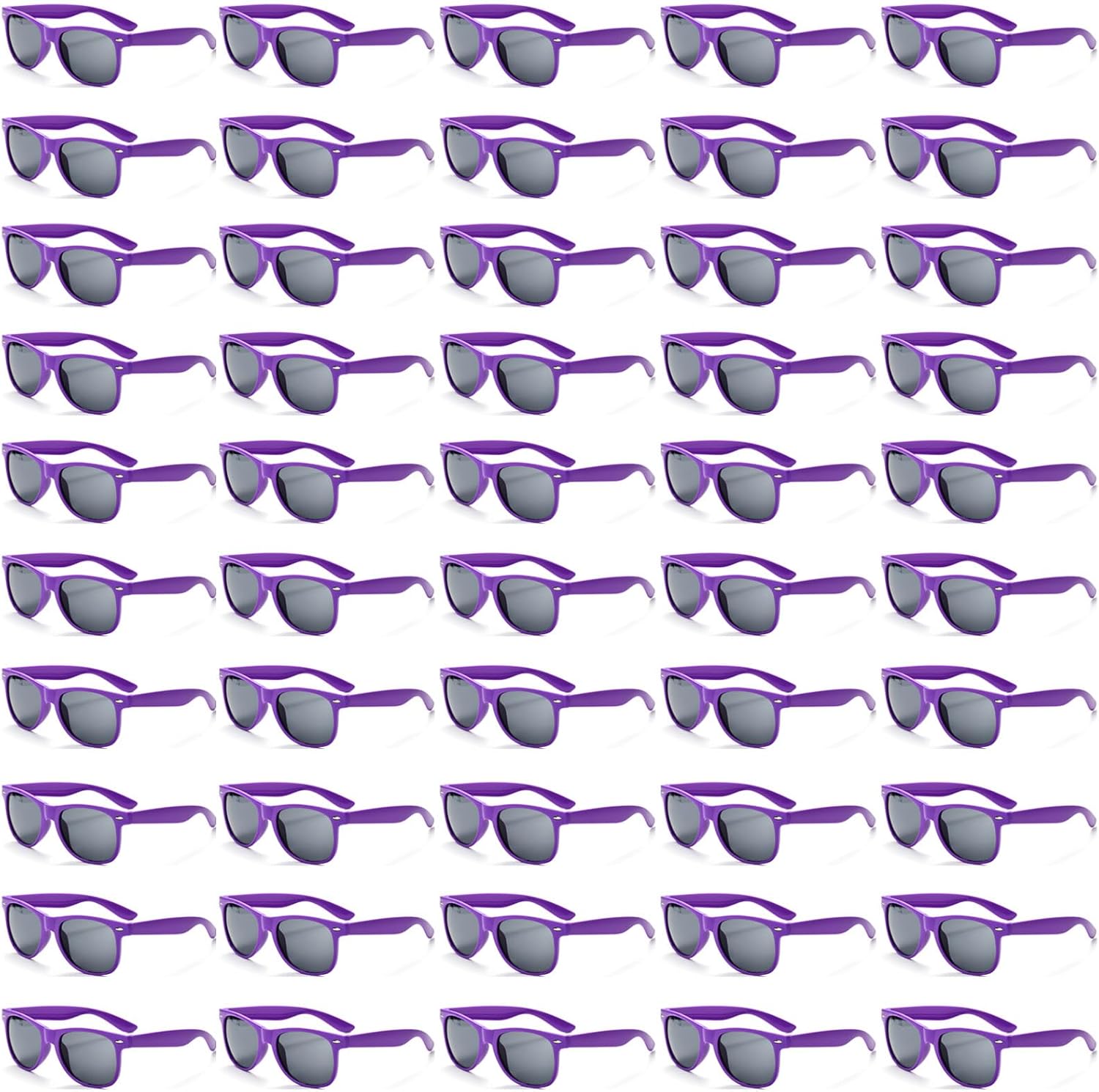 50 Pack Retro 70s 90s Sunglasses for Party
