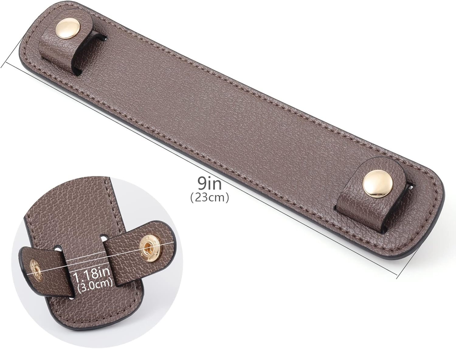 Anti-Skid Leather Shoulder Strap Pad for Tote Bags and Crossbody Bags