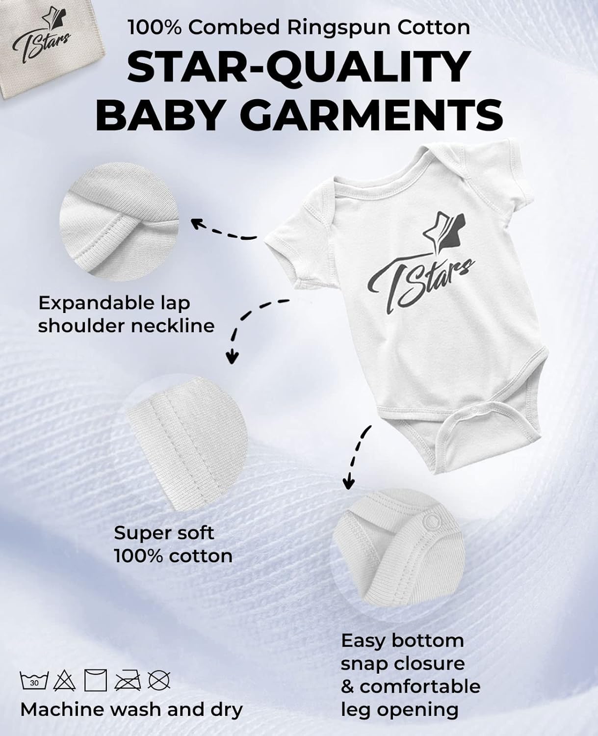Tstars Funny Fathers Day Bodysuit for Newborn Boy or Girl