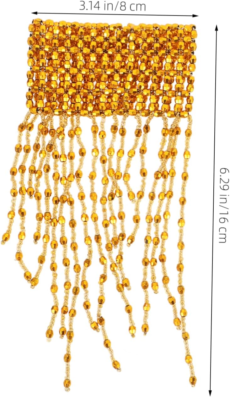 Hemoton Tassel Armlet Chains for Women Belly Dancing