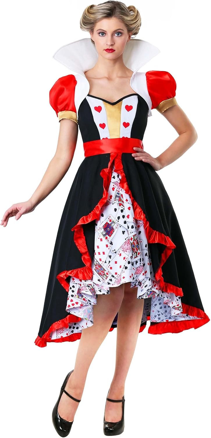 Fun Costumes Womens Flirty Queen of Hearts Costume Large