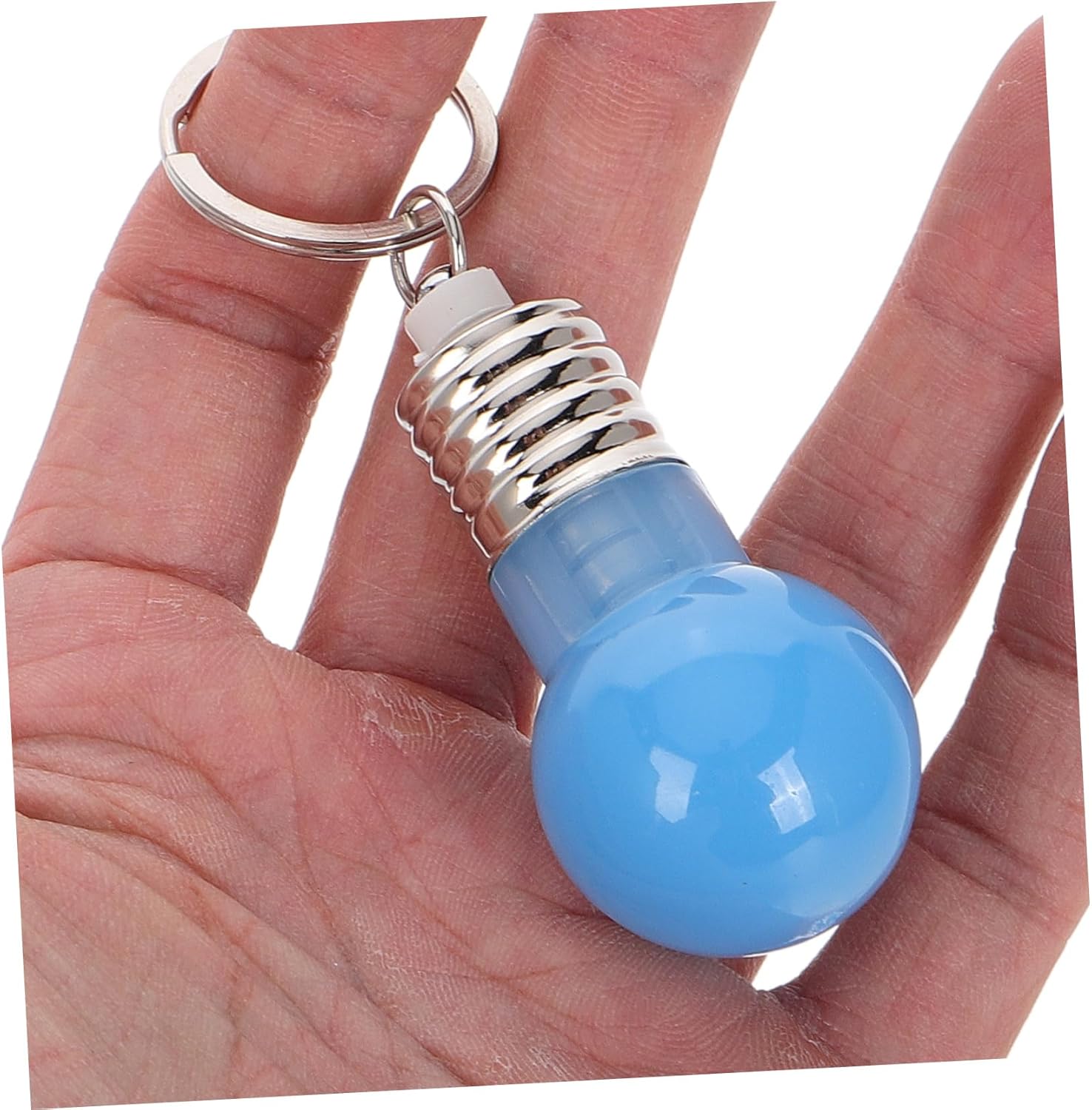 KESYOO 21Pcs Colorful Mini LED Bulb Keychains