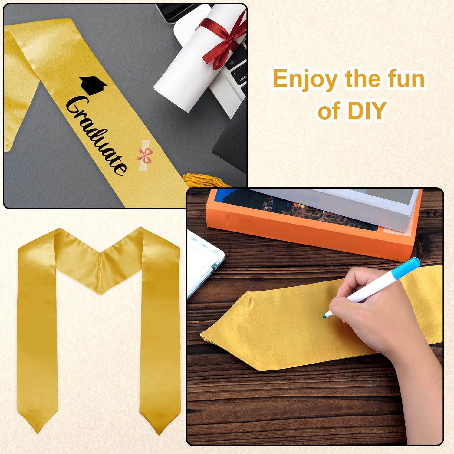 2025 Graduation Stole Personalized Honor Sash for Adults