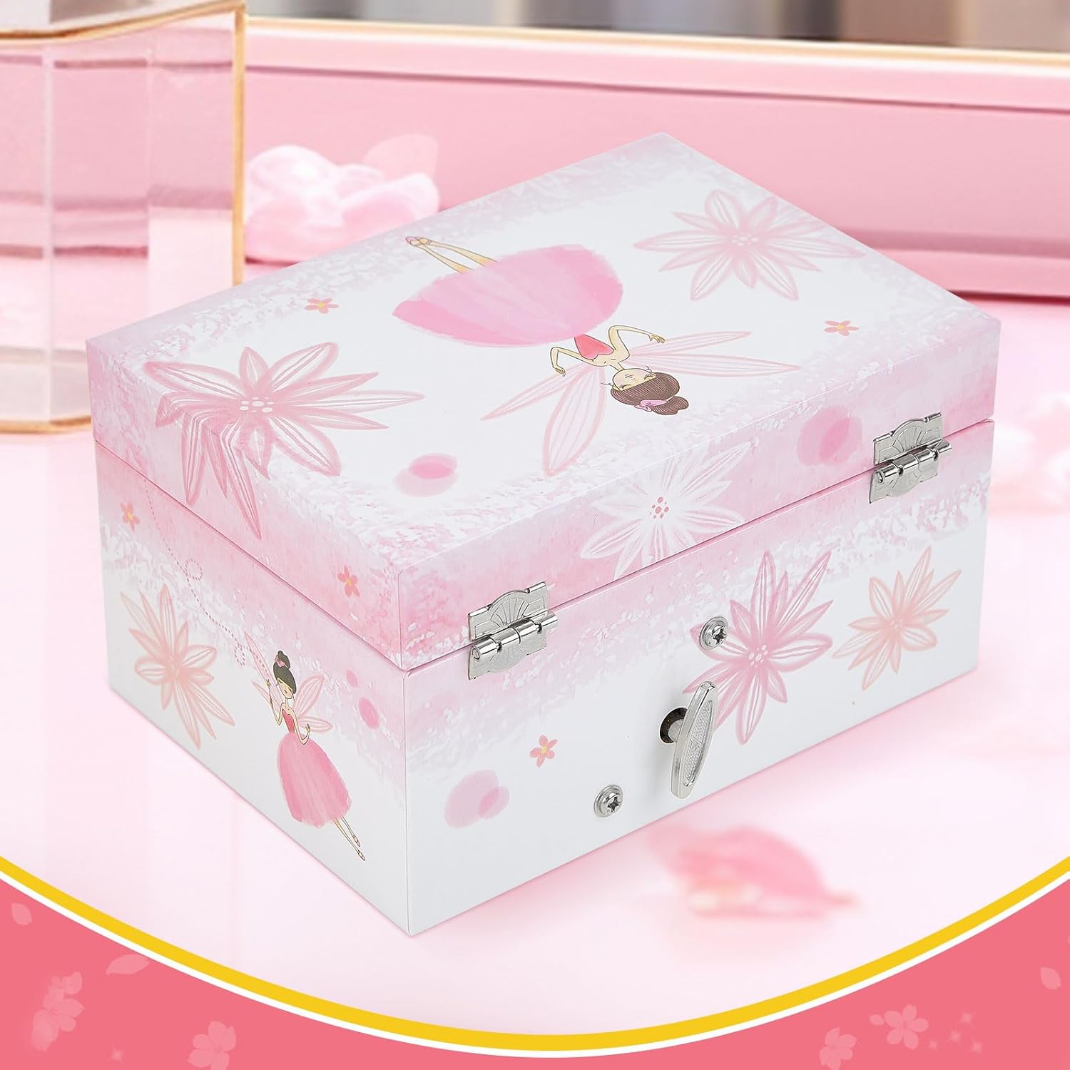 Girls Music Jewelry Box with Spinning Doll
