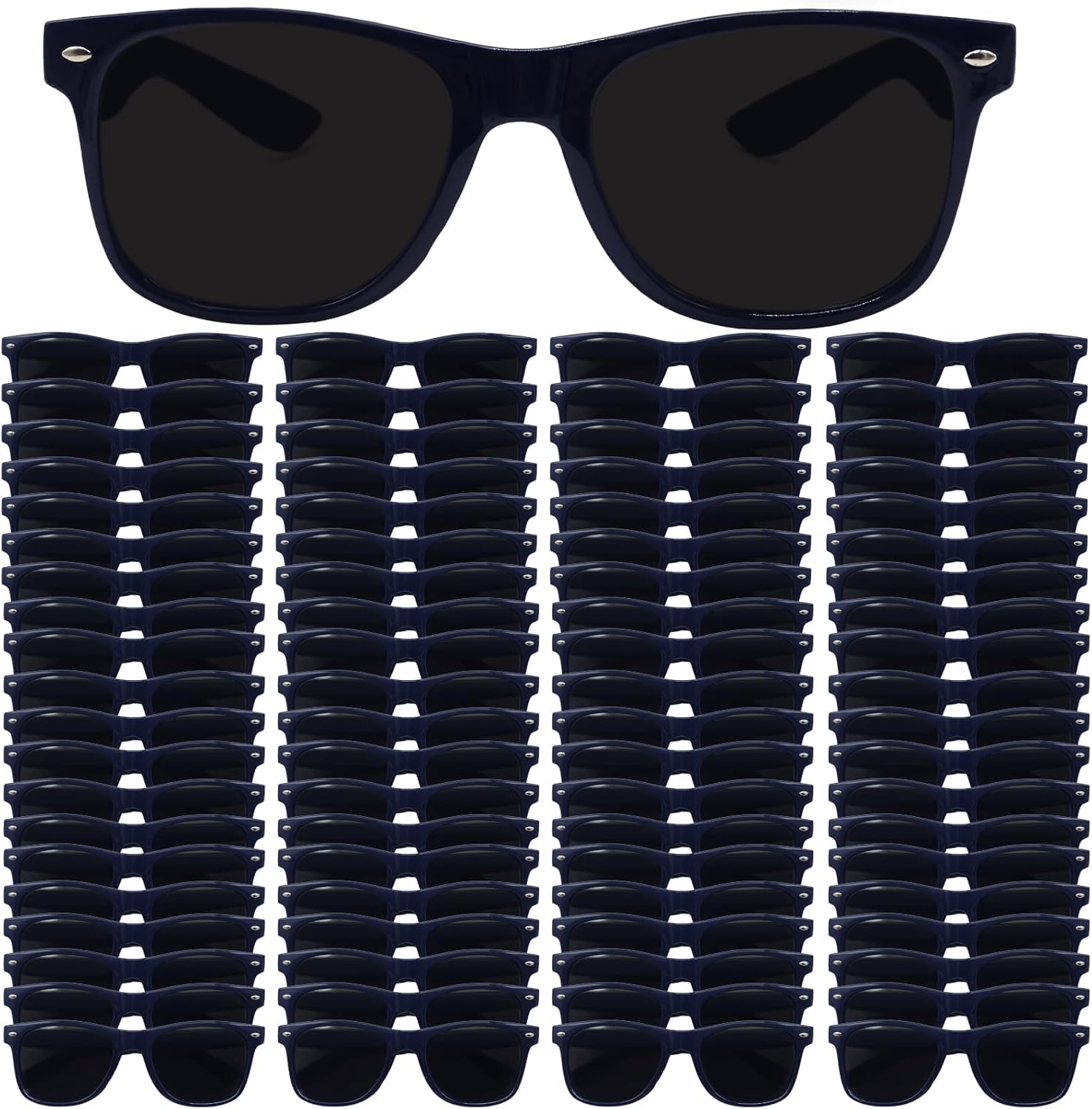 YQVIE 50 Pack Retro Style Sunglasses for Adults