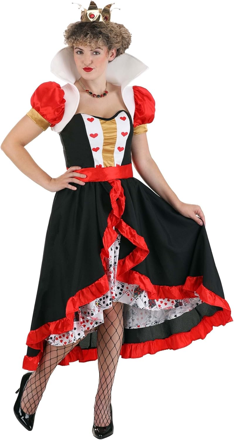 Fun Costumes Womens Flirty Queen of Hearts Costume Large
