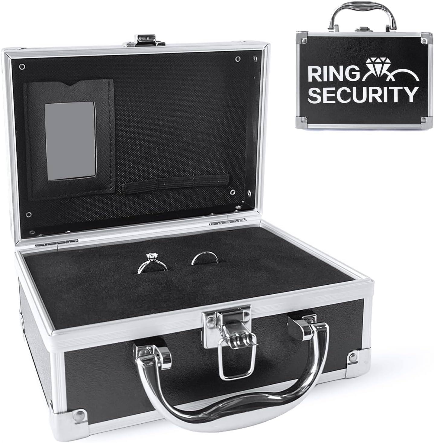 Ring Bearer Briefcase - Wedding Jewelry Security Case for Kids
