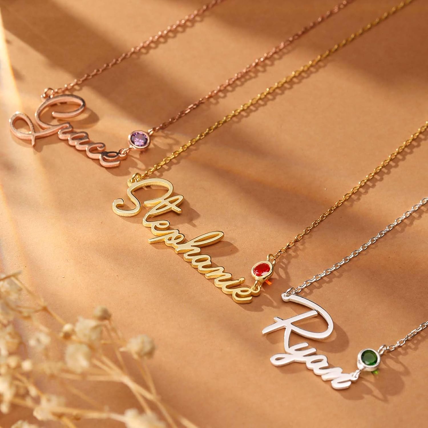 Custom Name Necklace Personalized 925 Sterling Silver