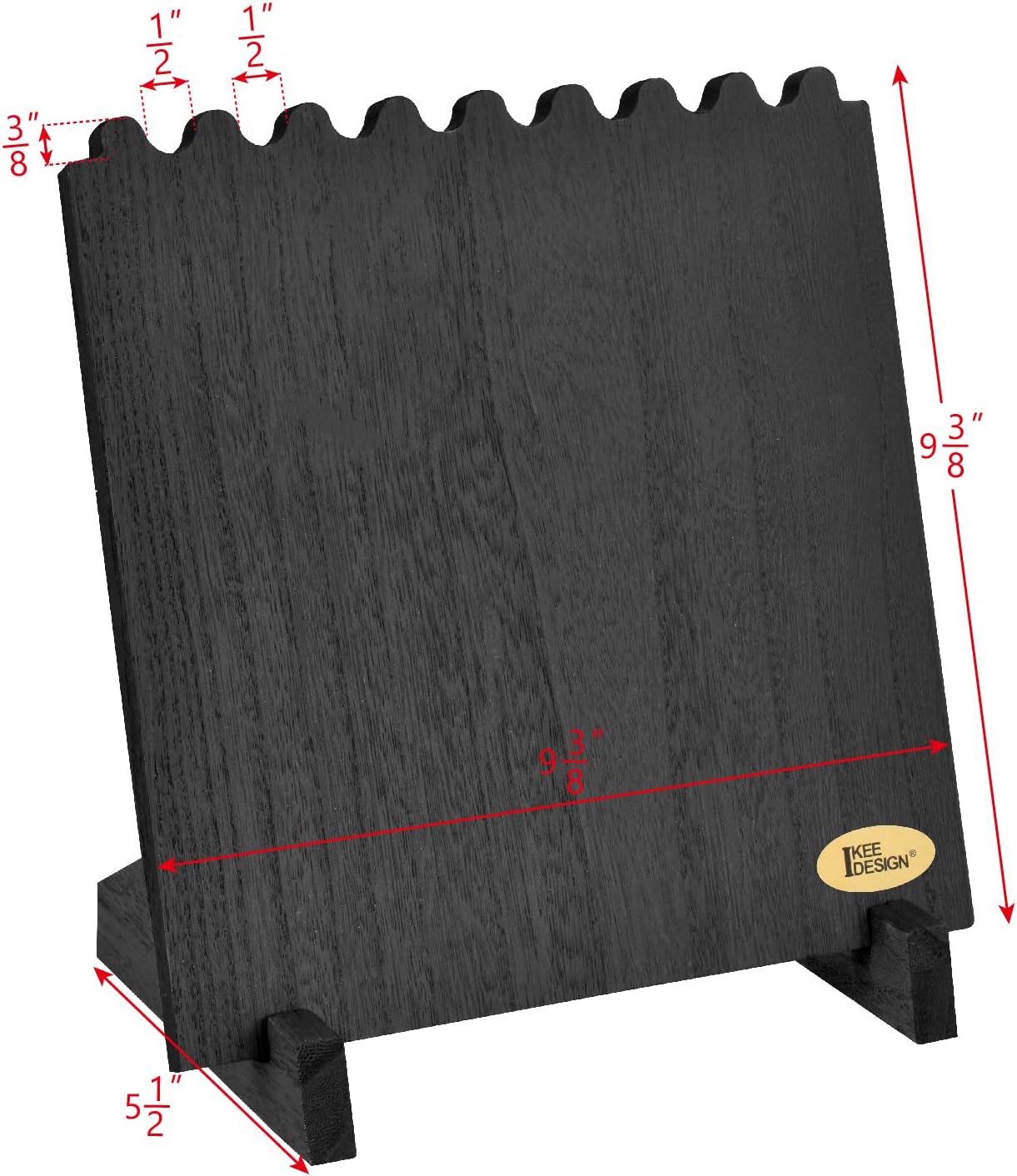 Ikee Design 2-Piece Wood Necklace Display Stand