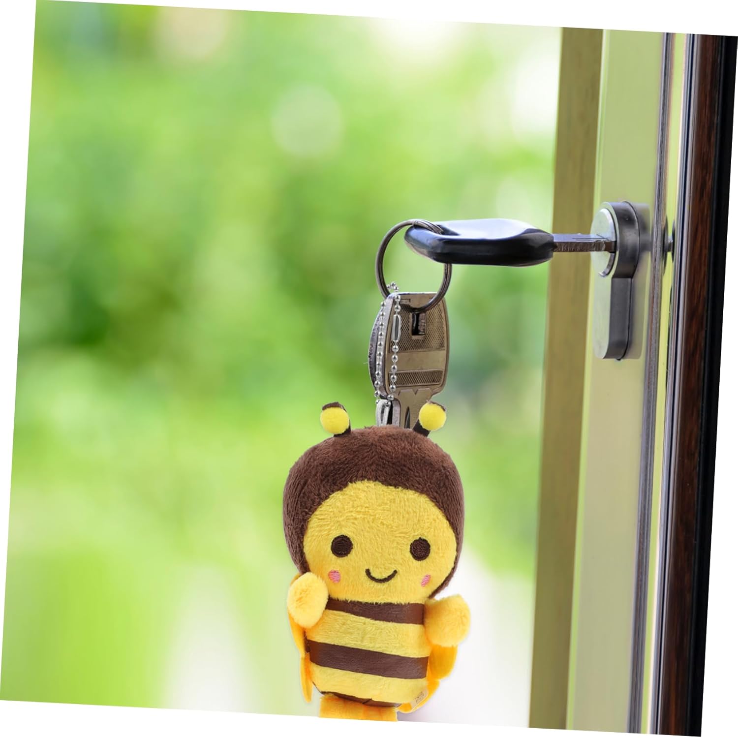 Kisangel Plush Bee Keychain Set for Kids 10pcs