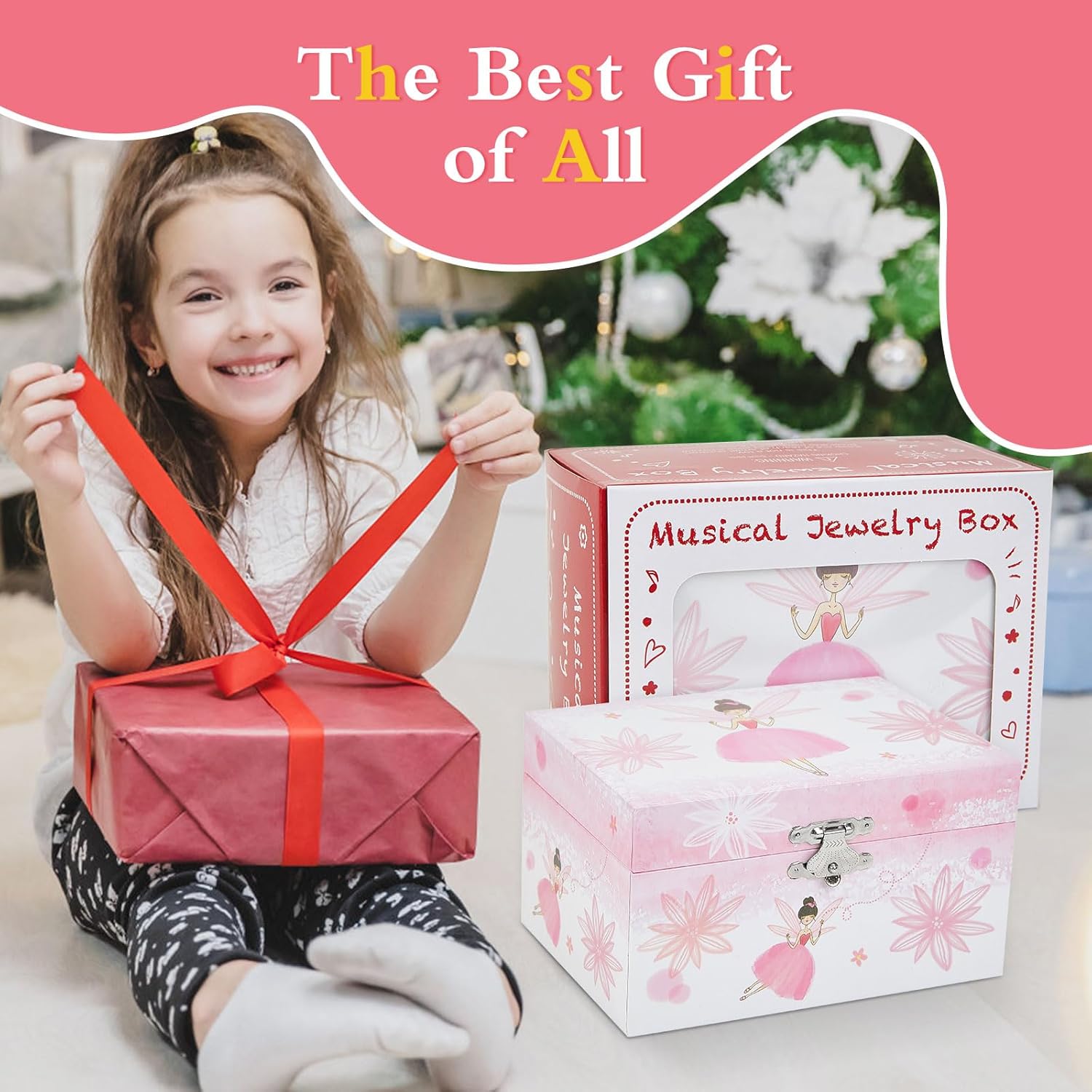 Girls Music Jewelry Box with Spinning Doll
