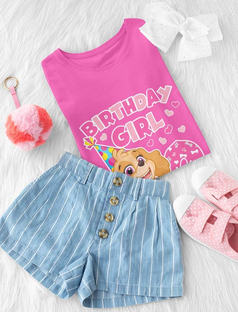 Tstars Paw Patrol Skye 2nd Birthday Tee for Girls