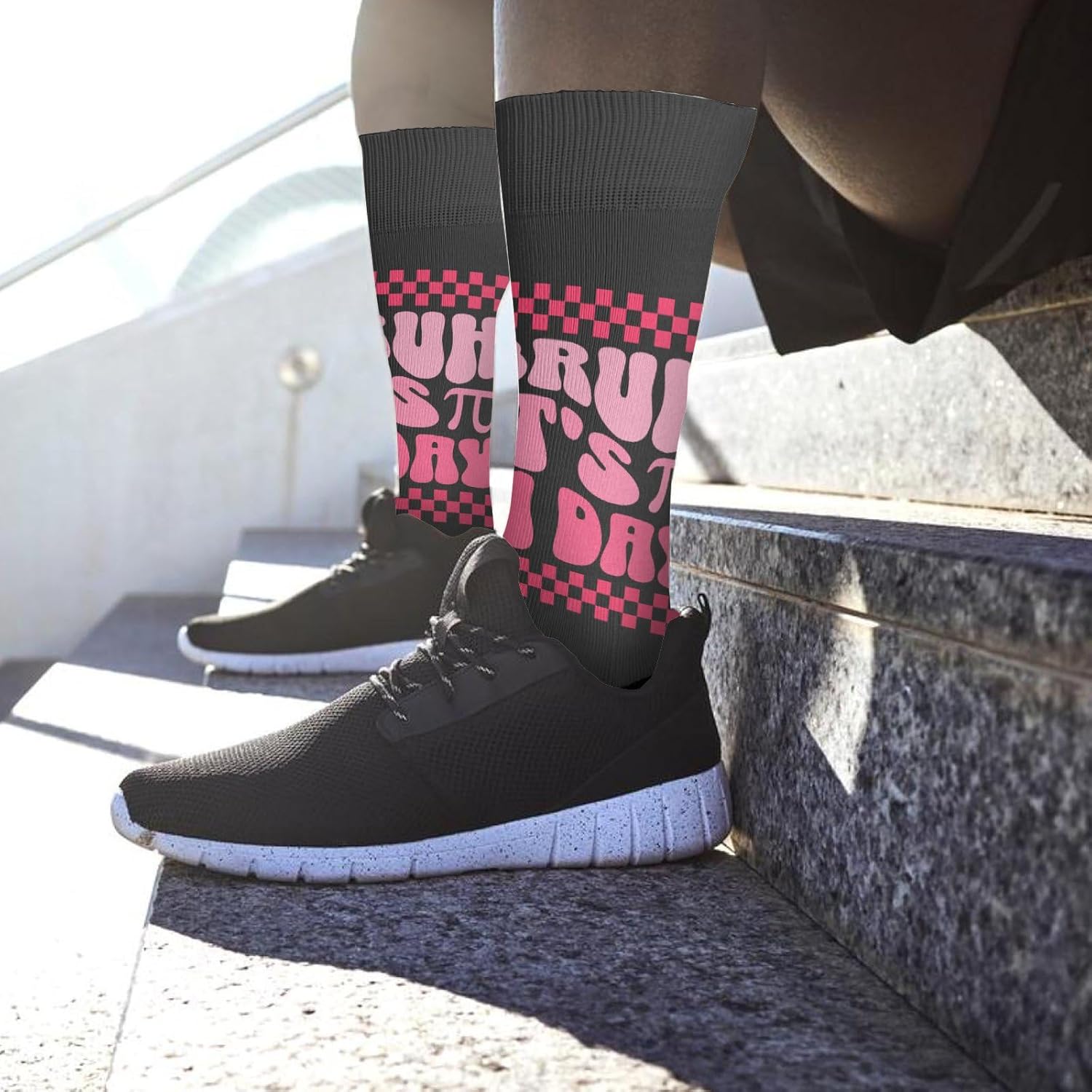 Pi Day 314 Math Teacher Boot Socks for Boys