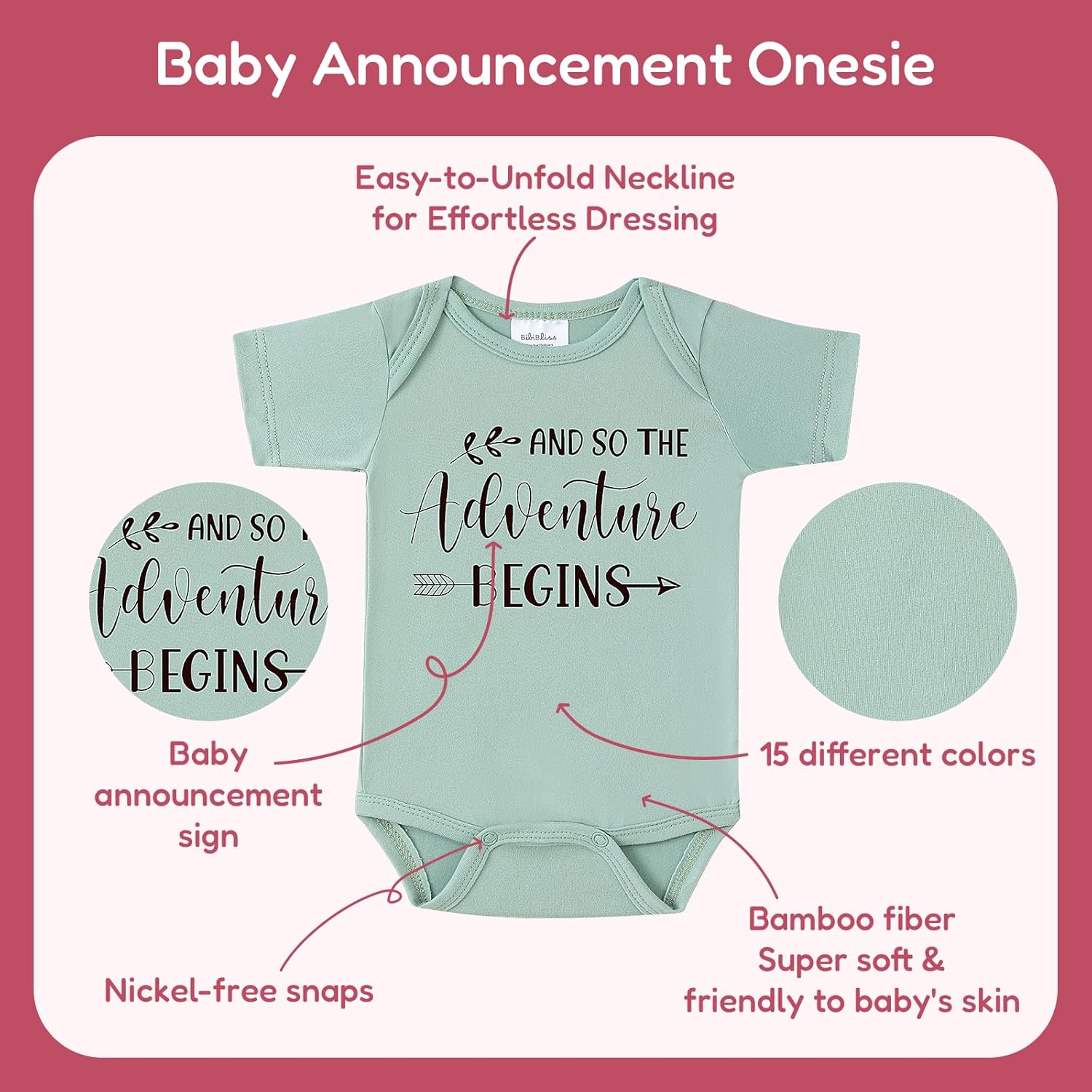 And So The Adventure Begins Baby Bodysuit