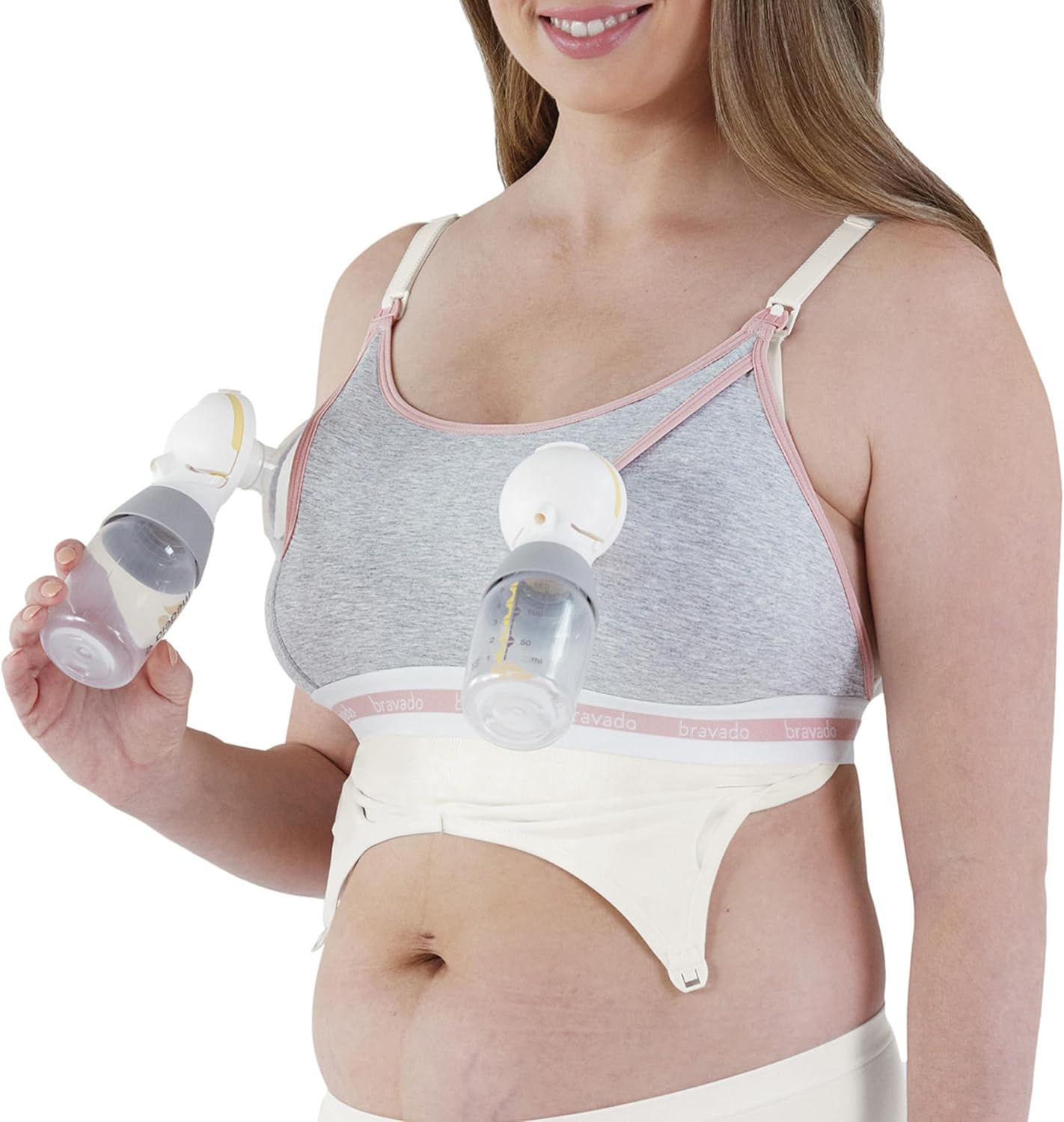 Bravado Designs Pumping Bra Hands Free Clip and Pump S-XL