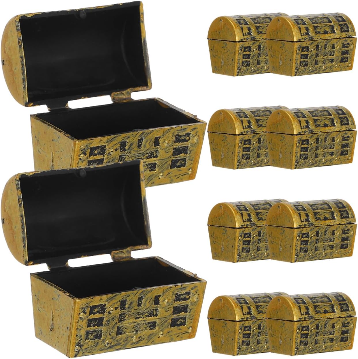 10pcs Mini Vintage Pirate Treasure Chest Boxes