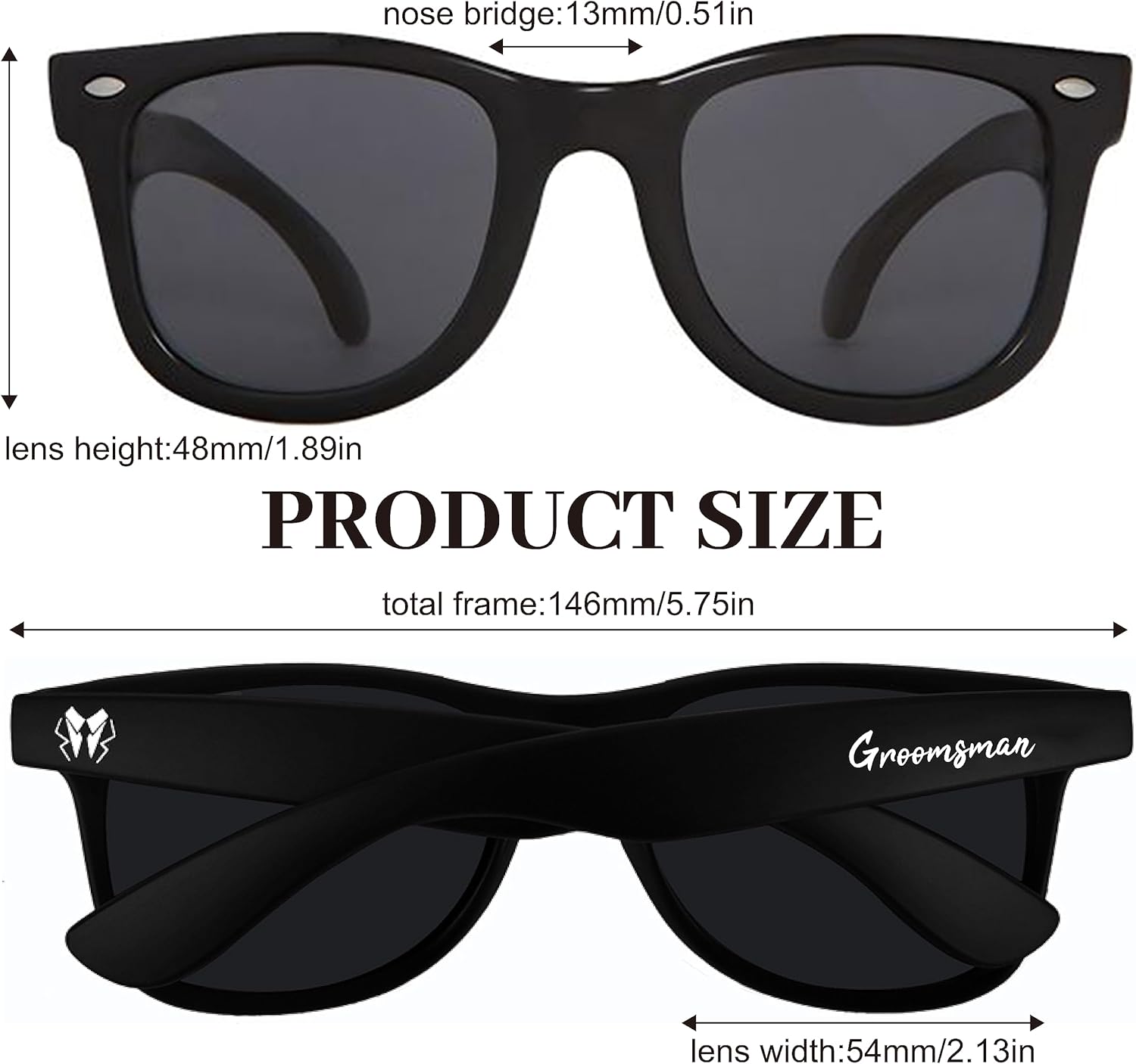 8 Pack Groomsmen Sunglasses - Wedding Accessories