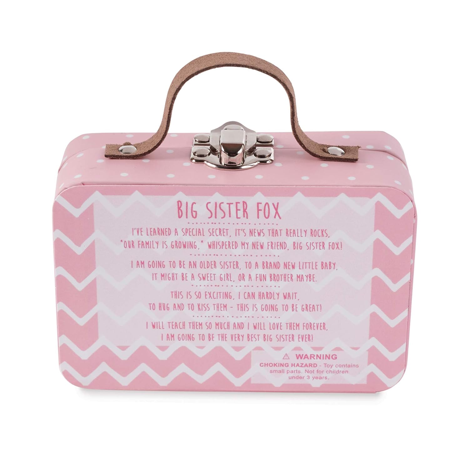 Mud Pie Mini Im A Big Sister Fox Set Pink 2 Piece