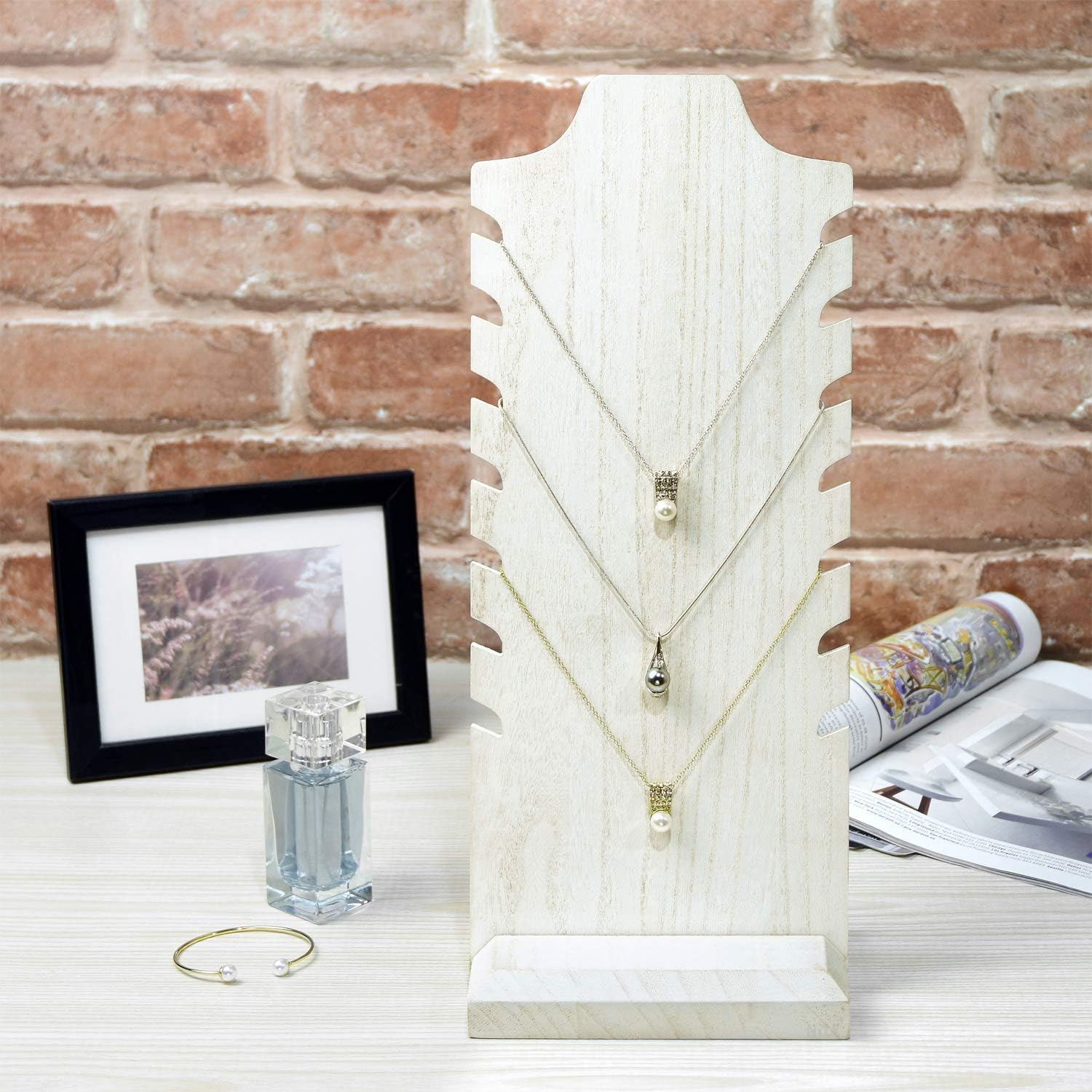 MOOCA Lightweight Wooden Necklace Display Stand