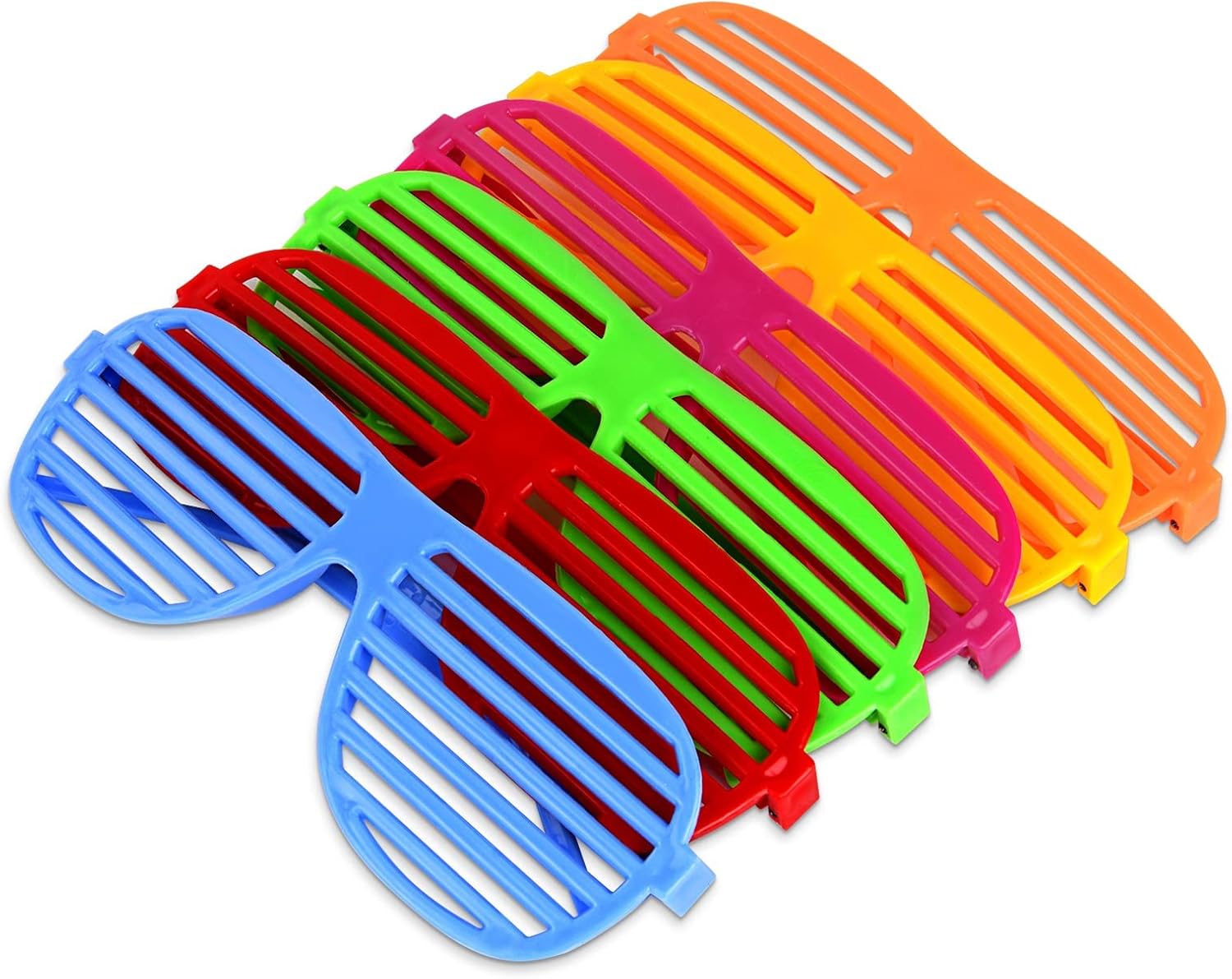 Neon Color Shutter Shades Kids Funny Party Glasses
