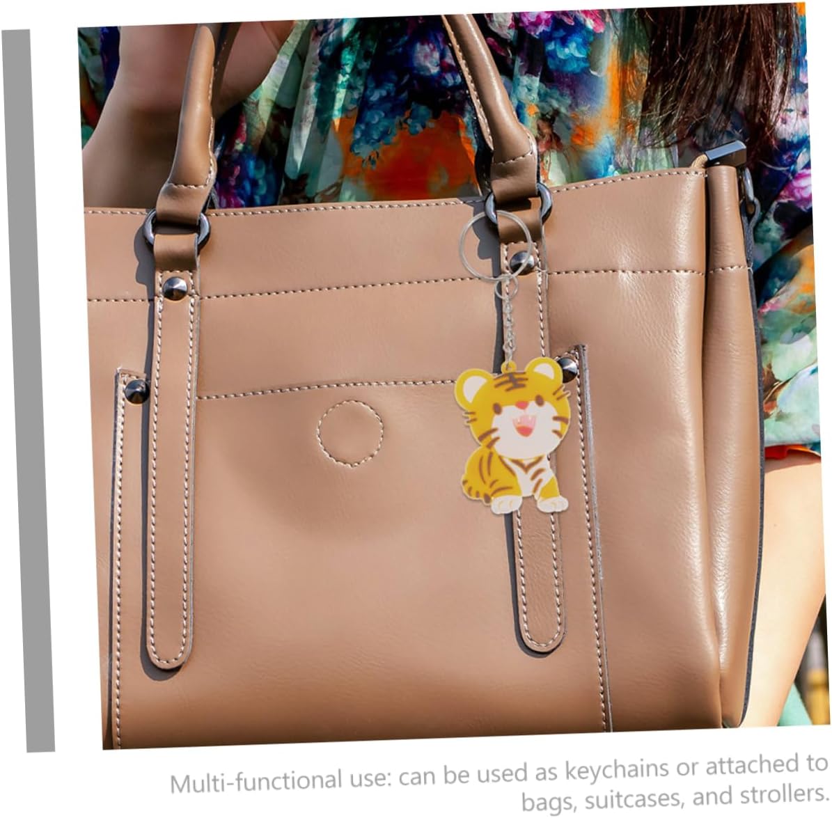 30 Sets Adorable Tiger Keychains for Bags and Key Rings