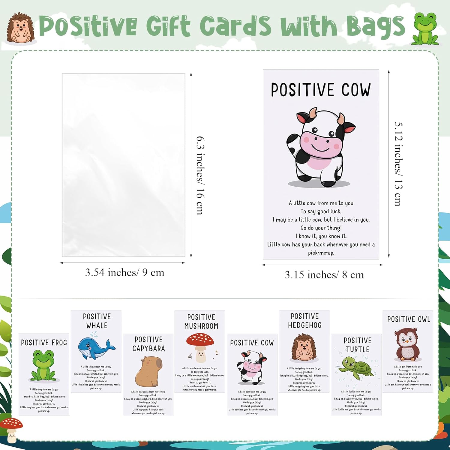 Landical Back to School Keychain Gift Set with Cards