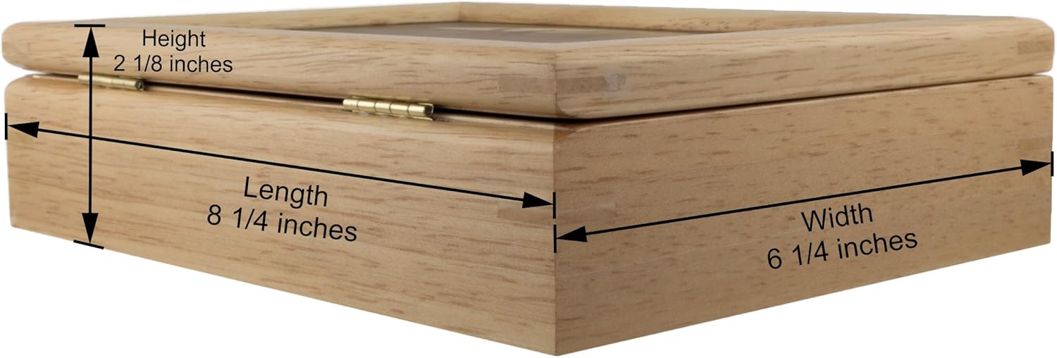 Eagle Box - Handmade USA - Unique Original Wood Jewelry Box