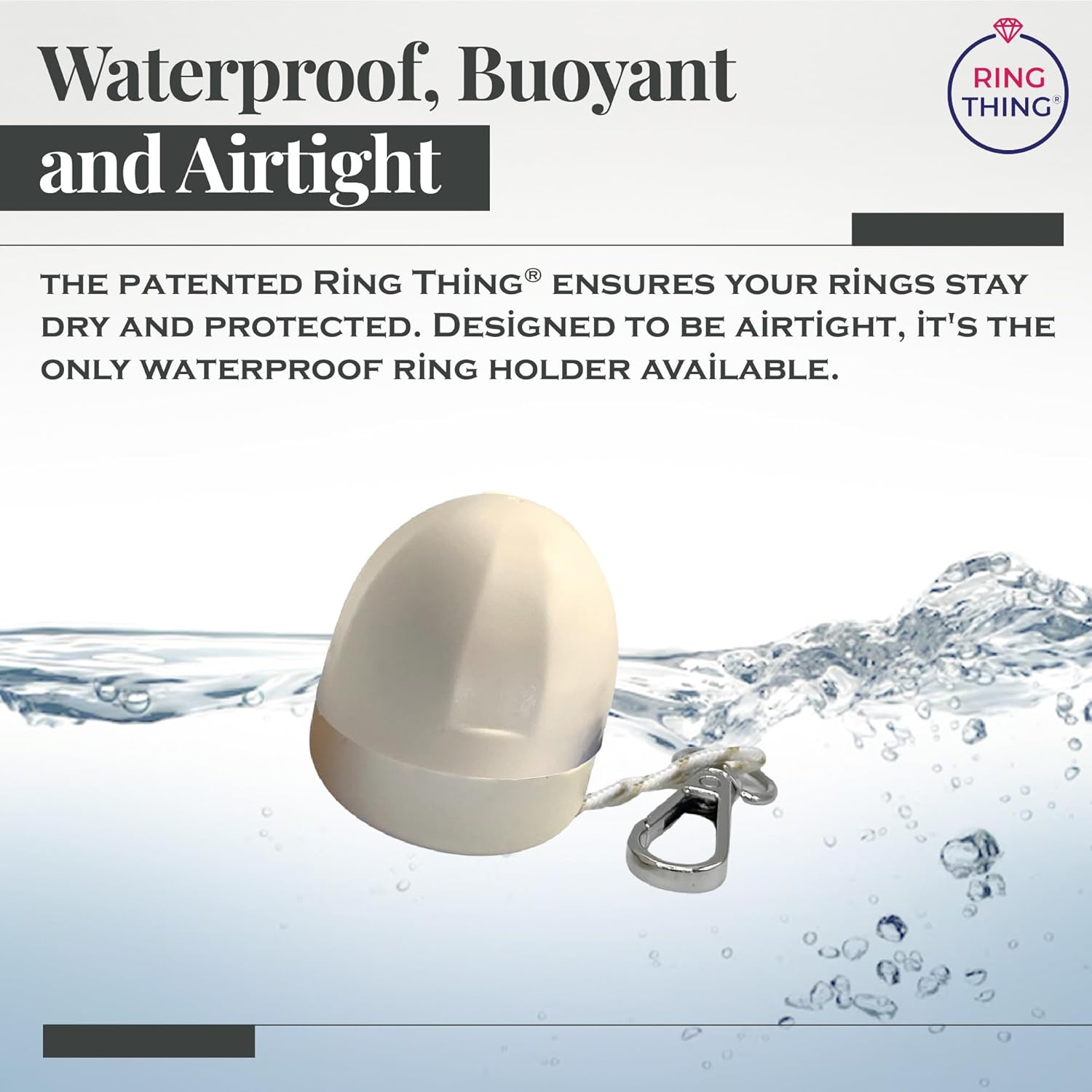 Ring Thing - Portable Waterproof Ring Holder Keychain