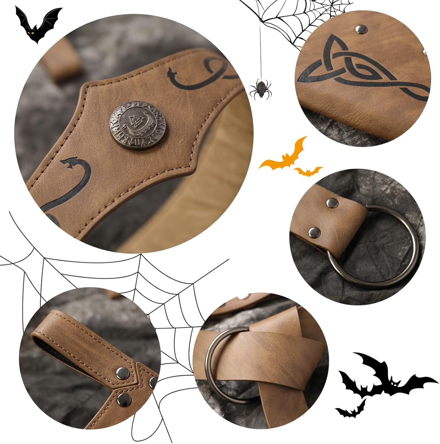 3PCS Renaissance Accessories Set for Medieval Halloween Cosplay 1
