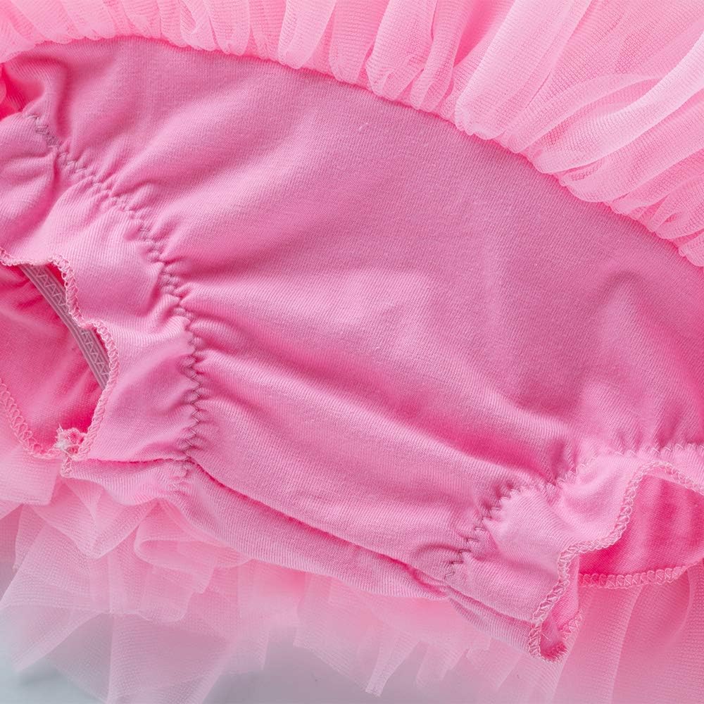 Anbaby Baby Girls Tutu Skirt with Padded Shorts