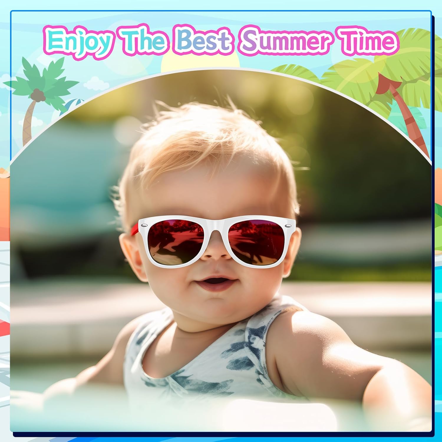 Kids Party Sunglasses 24PCS Bulk for Ages 3-8