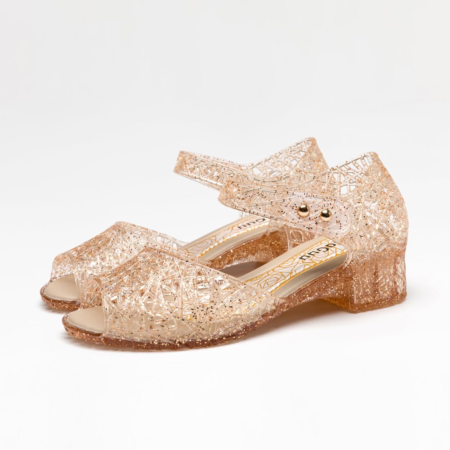 HaHaGuu Princess Jelly Flats Shoes for Girls
