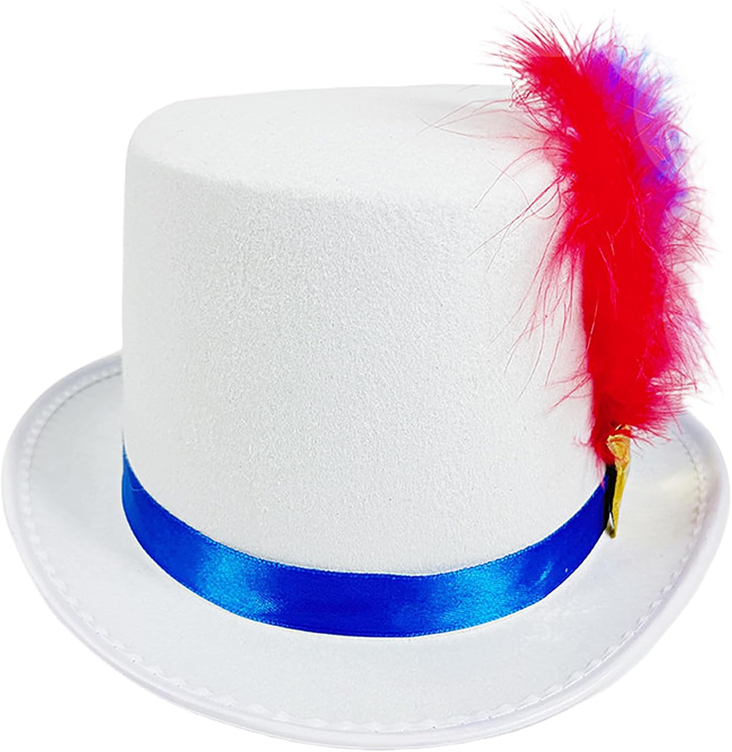 Independence Day Star Flag Feather Top Hat 984x748x512 Inches
