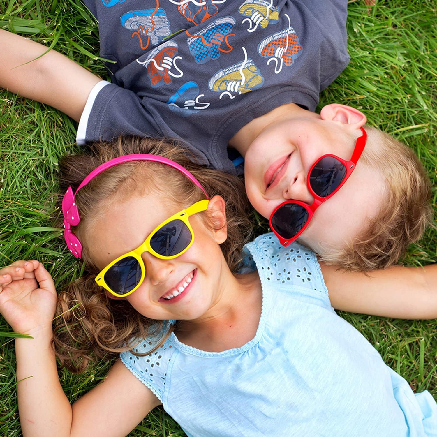 Pibupibu Kids Neon Sunglasses Pack of 8