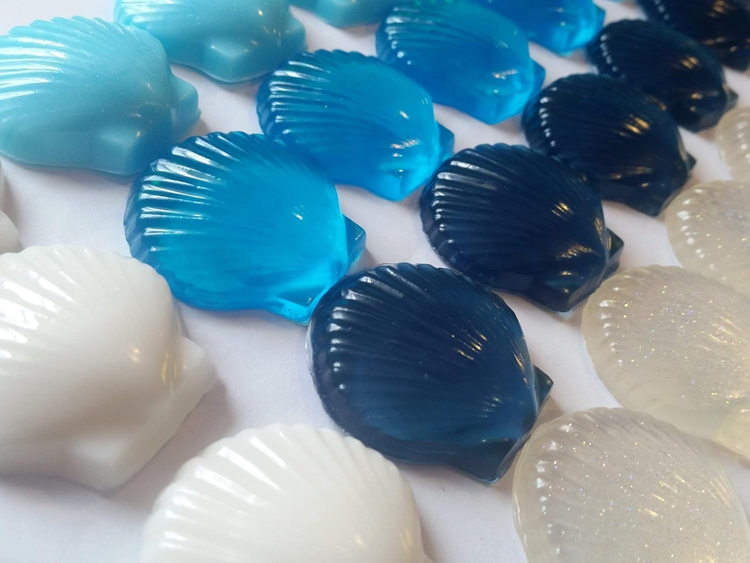 Handmade Seashell Soap Favors 25 Bulk Set
