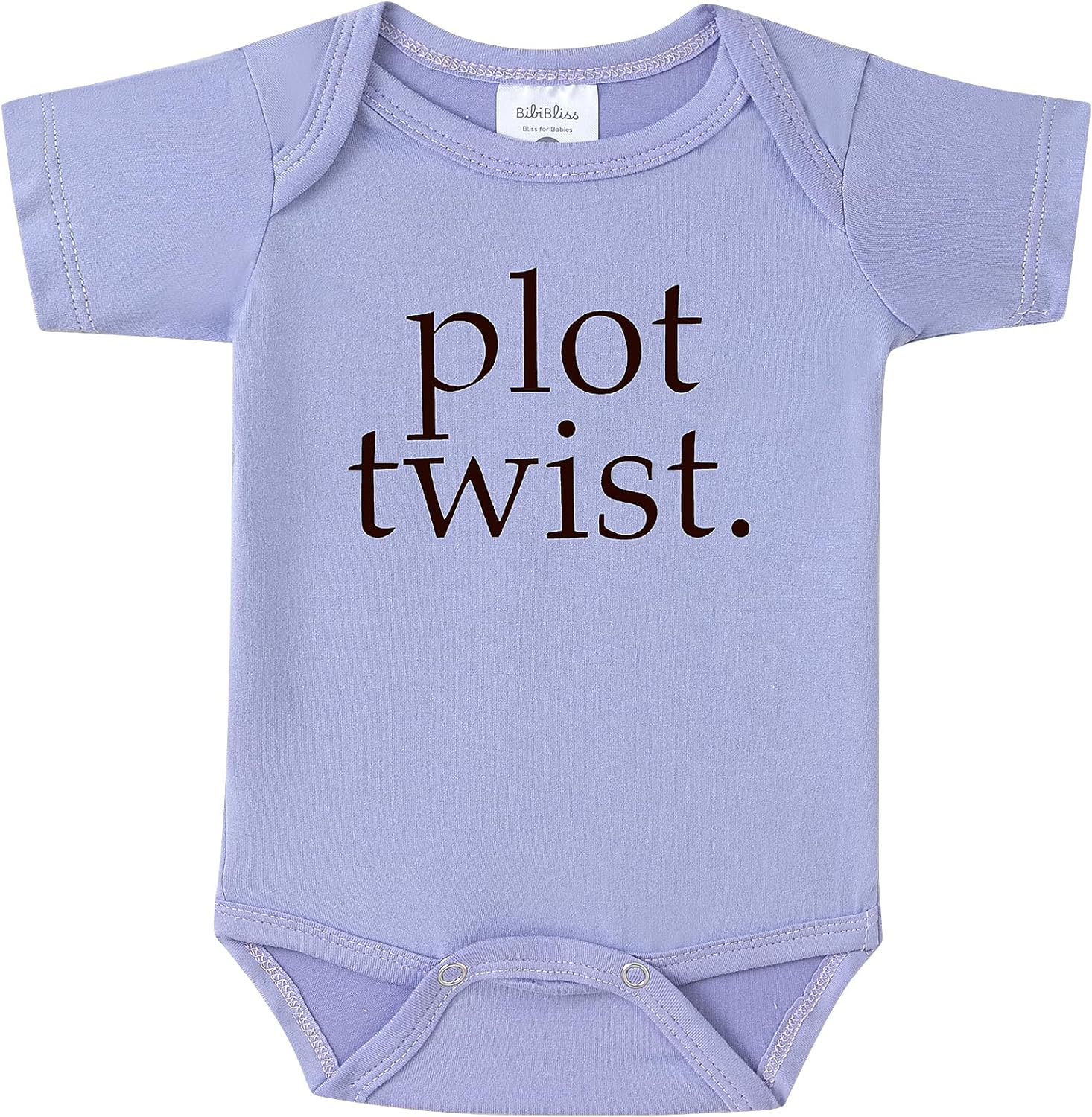 Plot Twist Baby Announcement Bodysuit for 0-3 Months