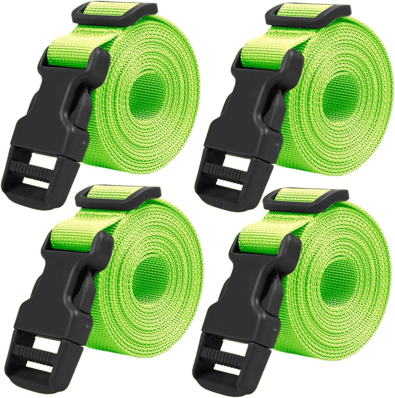XTACER 1 Inch MOLLE Luggage Strap with Buckle