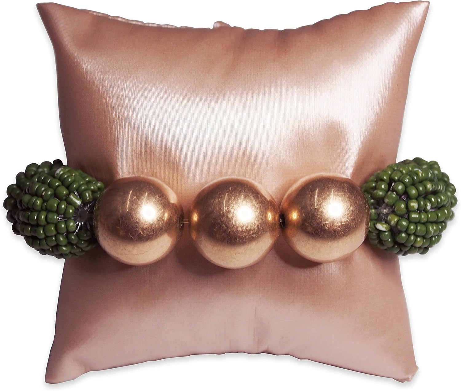 NicePackaging 6pcs Steel-Rose Pink Watch Pillow Display