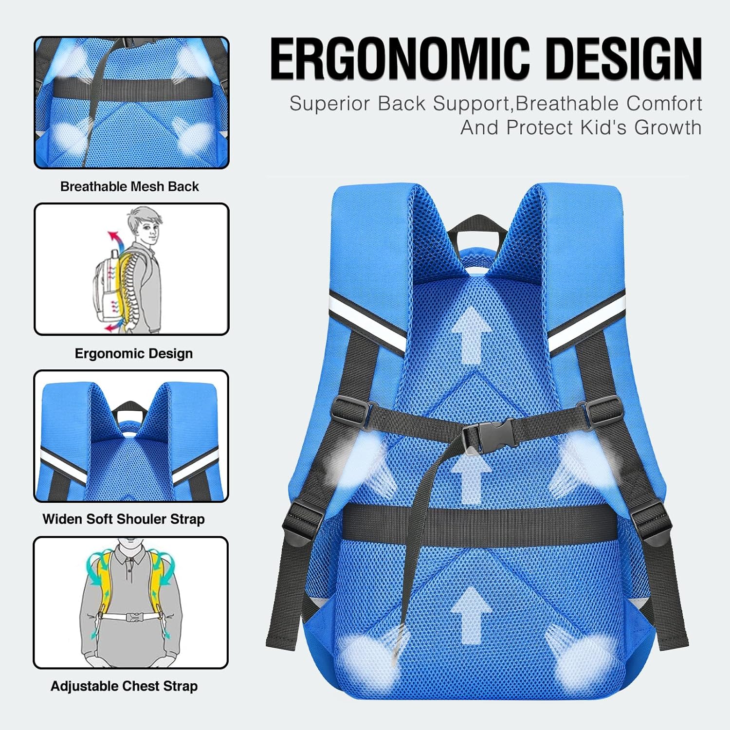 TFAUR Boys Backpack for School and Gaming
