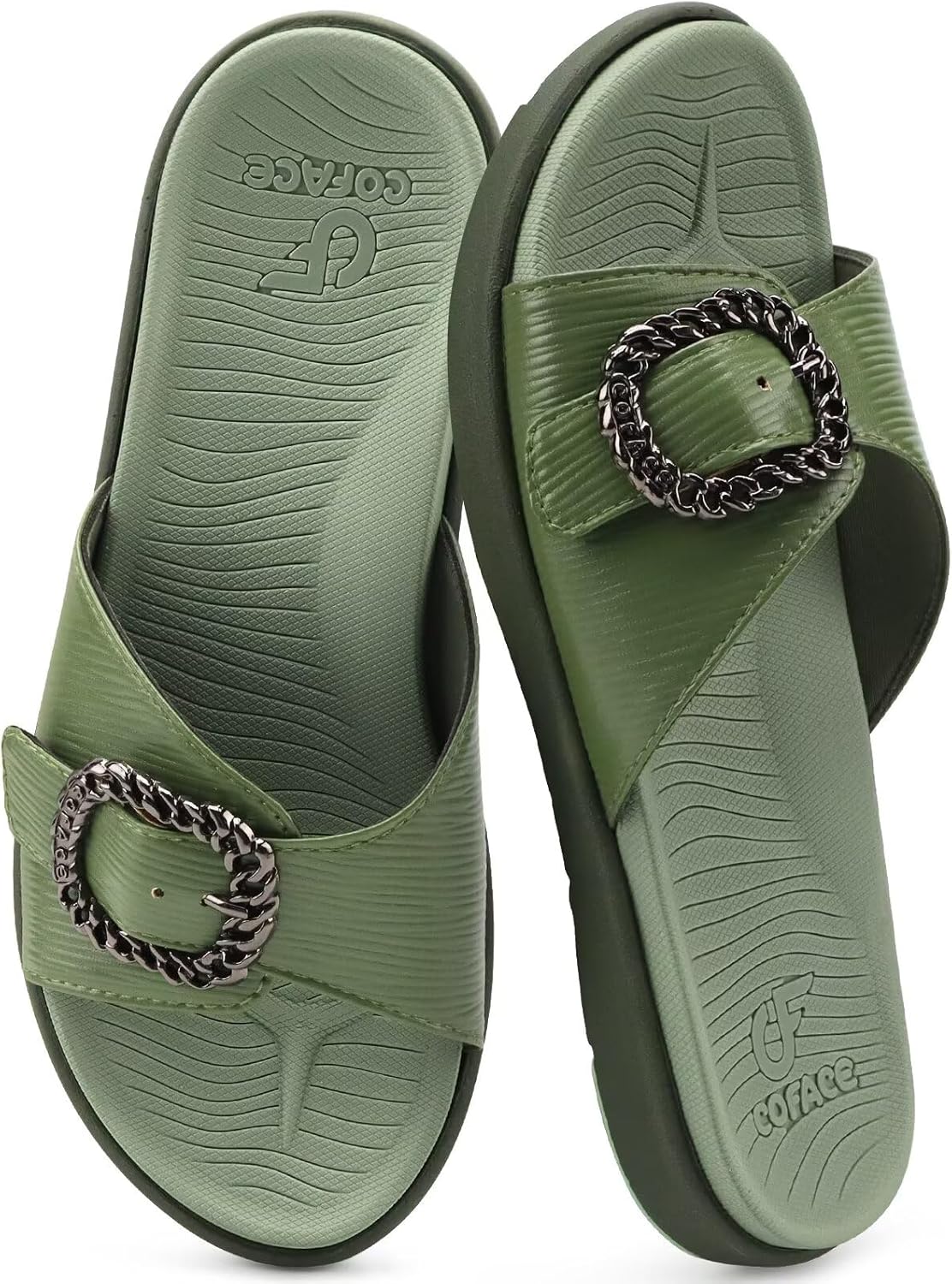 COFACE Womens Orthotic Slides with Arch Support