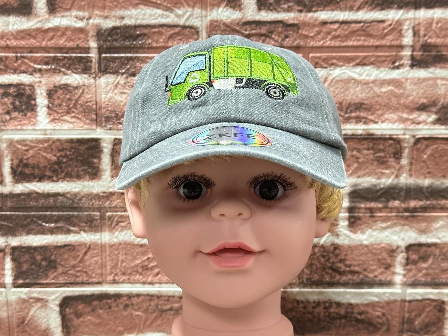 Garbage Truck Baseball Cap for Kids