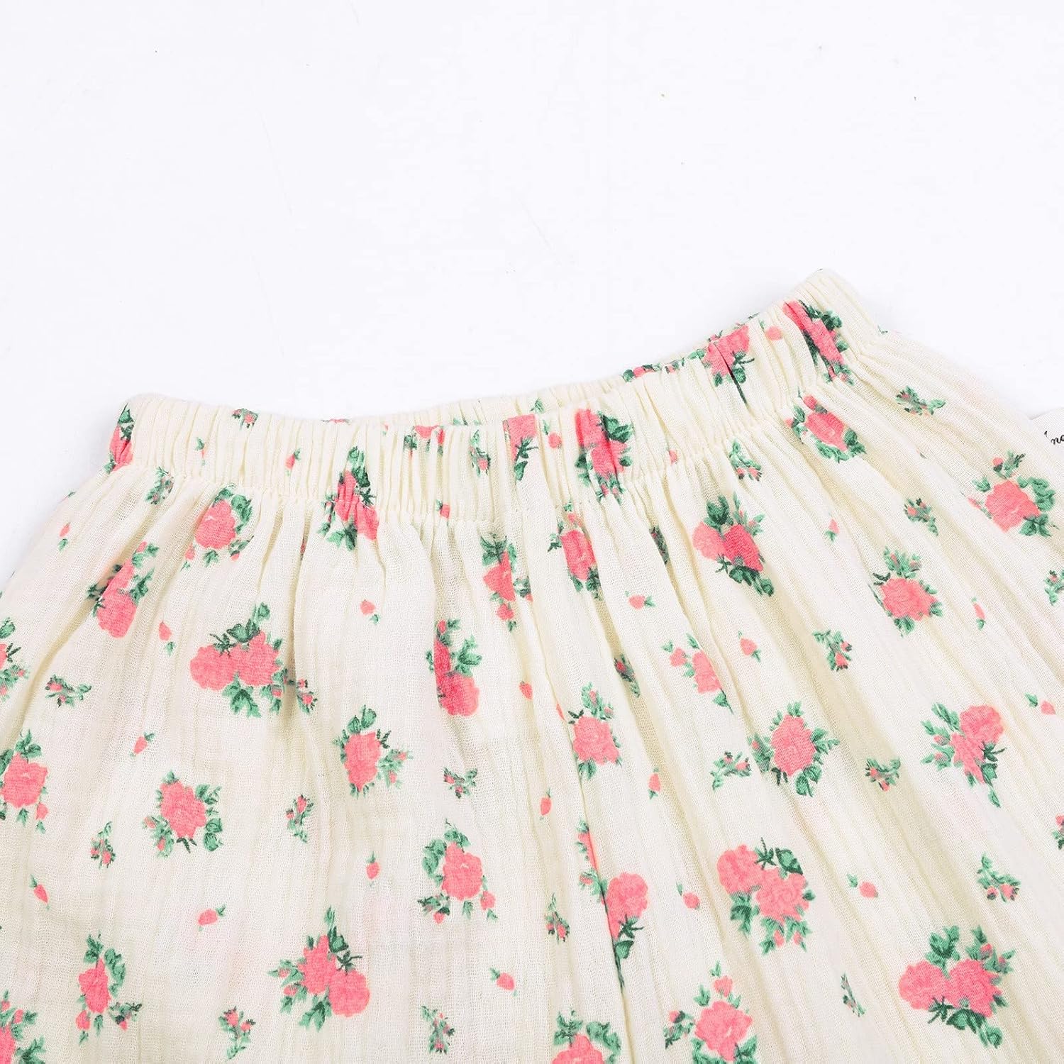 Toddler Baby Cute Cartoon Love Print Summer Comfortable Cotton Linen Trousers