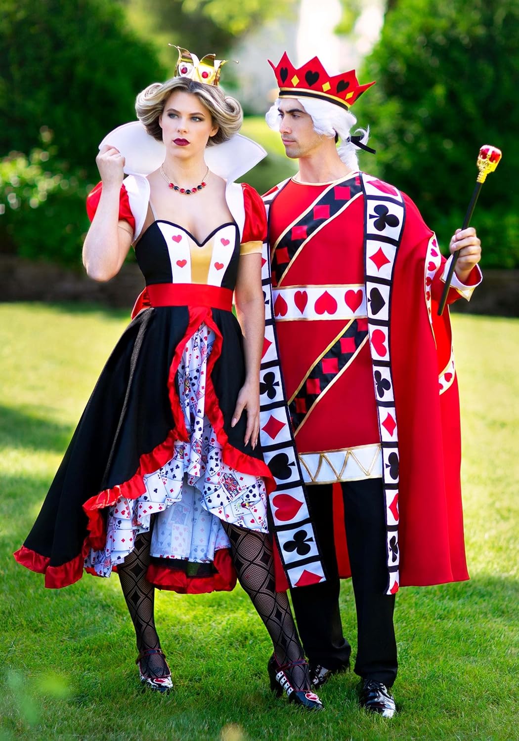 Fun Costumes Womens Flirty Queen of Hearts Costume Large