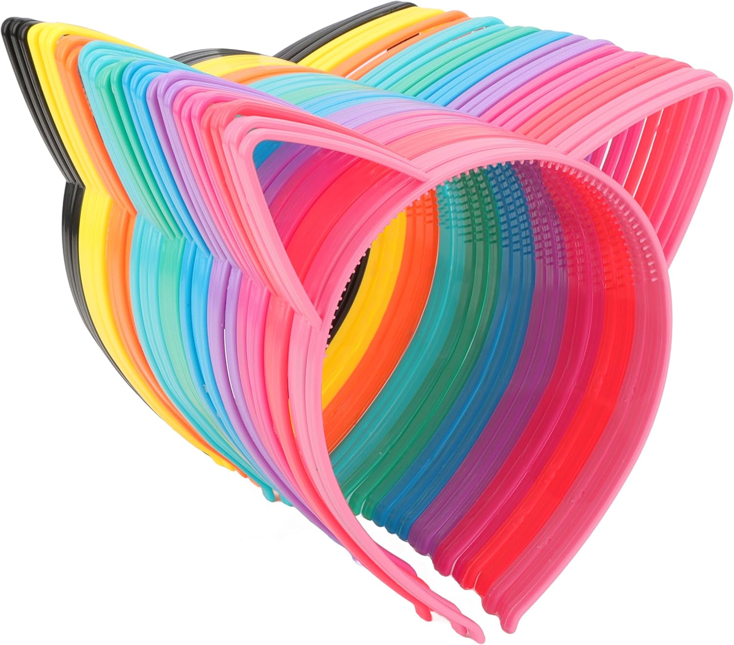 36Pcs Cat Ears Headbands for Women Girls Party Decorations