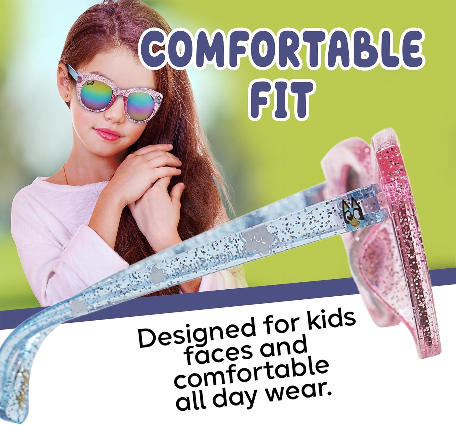 Bluey Toddler Cateye Sunglasses with UV Protection
