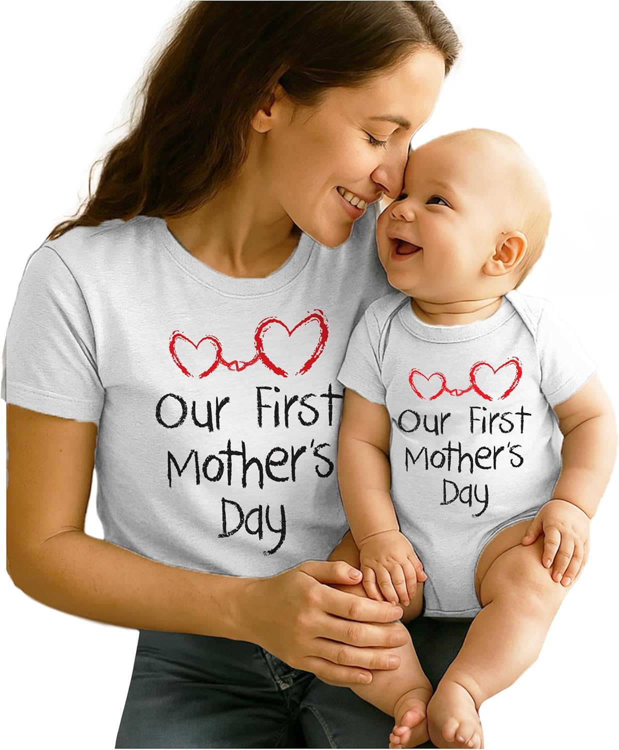 Tstars First Mothers Day Mommy and Me Bodysuit Set